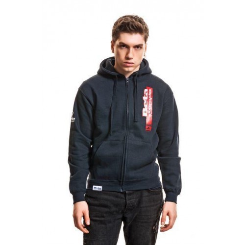 PADDOCK HOODIE BLUE RED STRIPE M