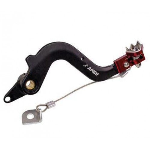 BRAKE PEDAL FORGED BETA RR 125-300 2T 20-22, 350-480 4T 20-22 BLACK/RED BRAKE PEDAL FORGED BETA RR 125-300 2T 20-22, 350-480 4T 20-22 BLACK/RED