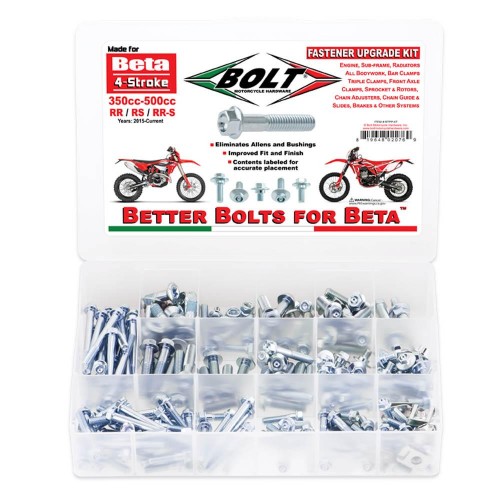 BOLT PRO PACK FASTENER KIT BETA RR4T BOLT PRO PACK FASTENER KIT BETA RR4T