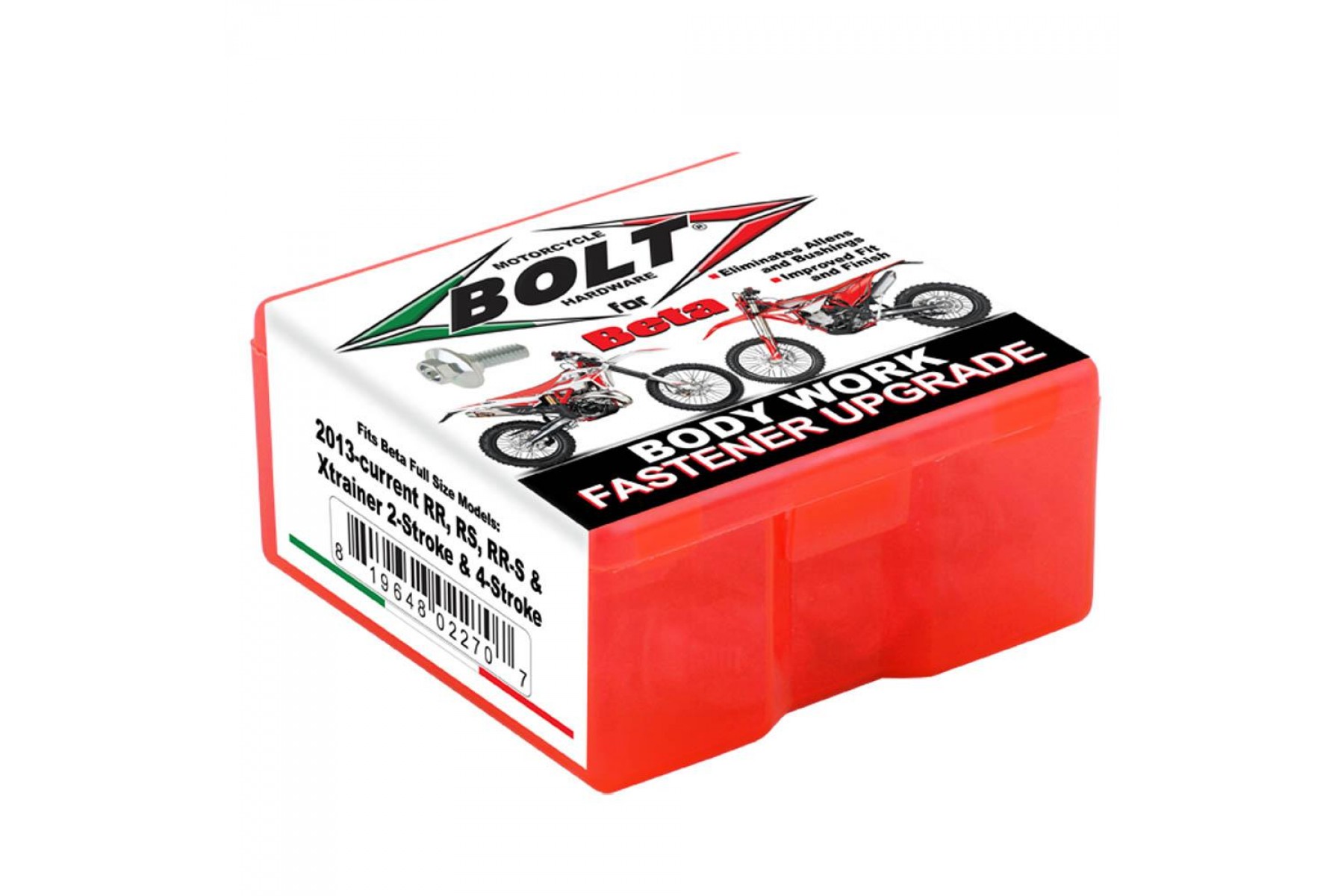 BOLT PLASTIC FASTENER KIT BETA RR 2T/4T BOLT PLASTIC FASTENER KIT BETA RR 2T/4T