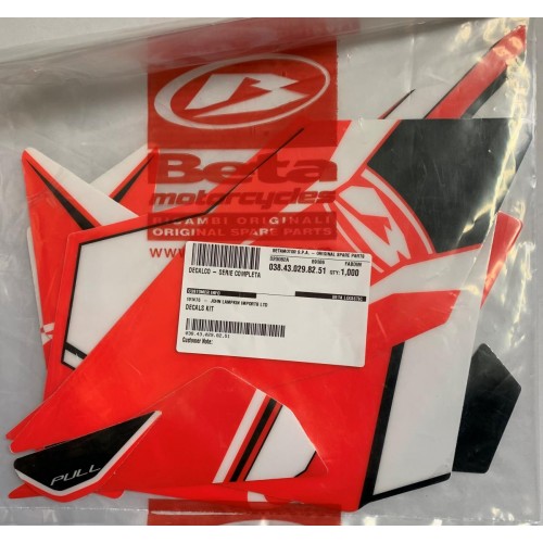 DECALS KIT MINI E XL