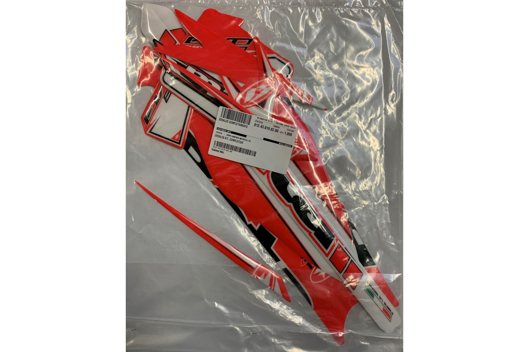 TANK COVER DECAL KIT EVO 80 2015 TANK COVER DECAL KIT EVO 80 2015