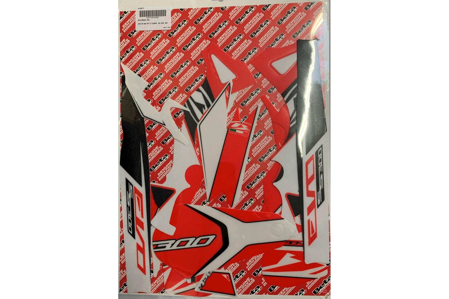 DECAL KIT FRAME EVO 2017 300SS DECAL KIT FRAME EVO 2017 300SS