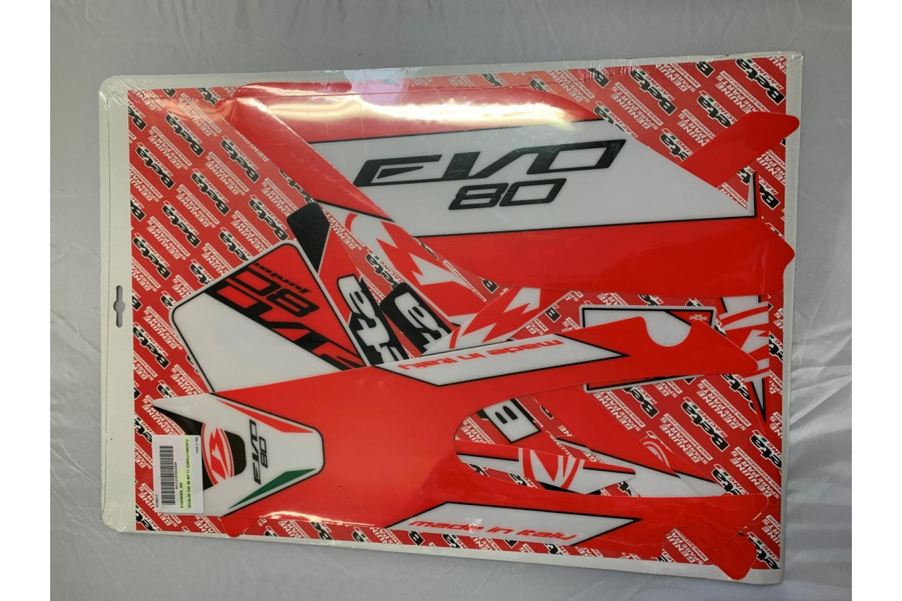 DECAL KIT FRAME/TANK EVO80 2017 DECAL KIT FRAME/TANK EVO80 2017