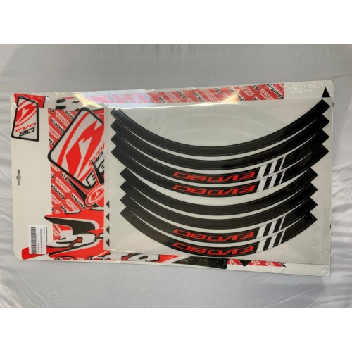 DECAL KIT TANK/FRAME EVO80 2018 JUNIOR/ SENIOR