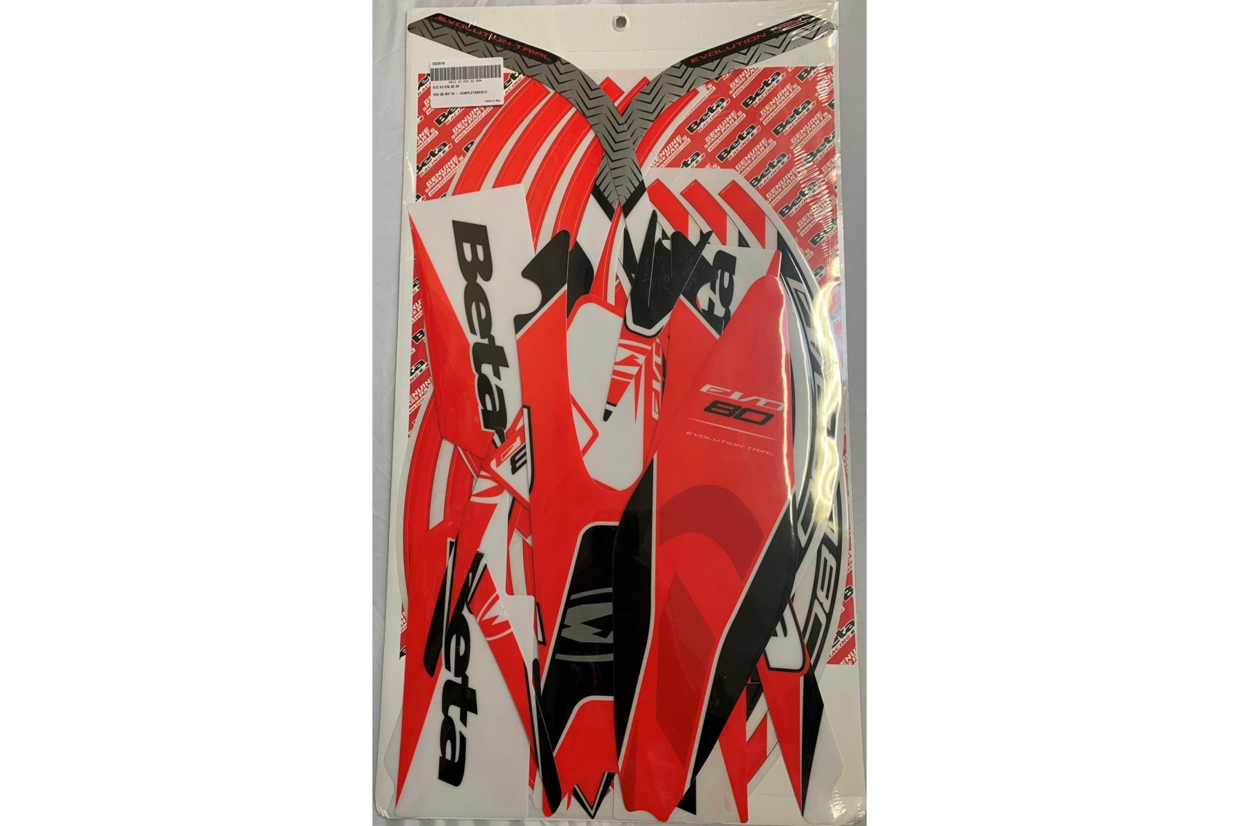 COMPLETE DECAL GROUP EVO 2T 80 MY19 COMPLETE DECAL GROUP EVO 2T 80 MY19