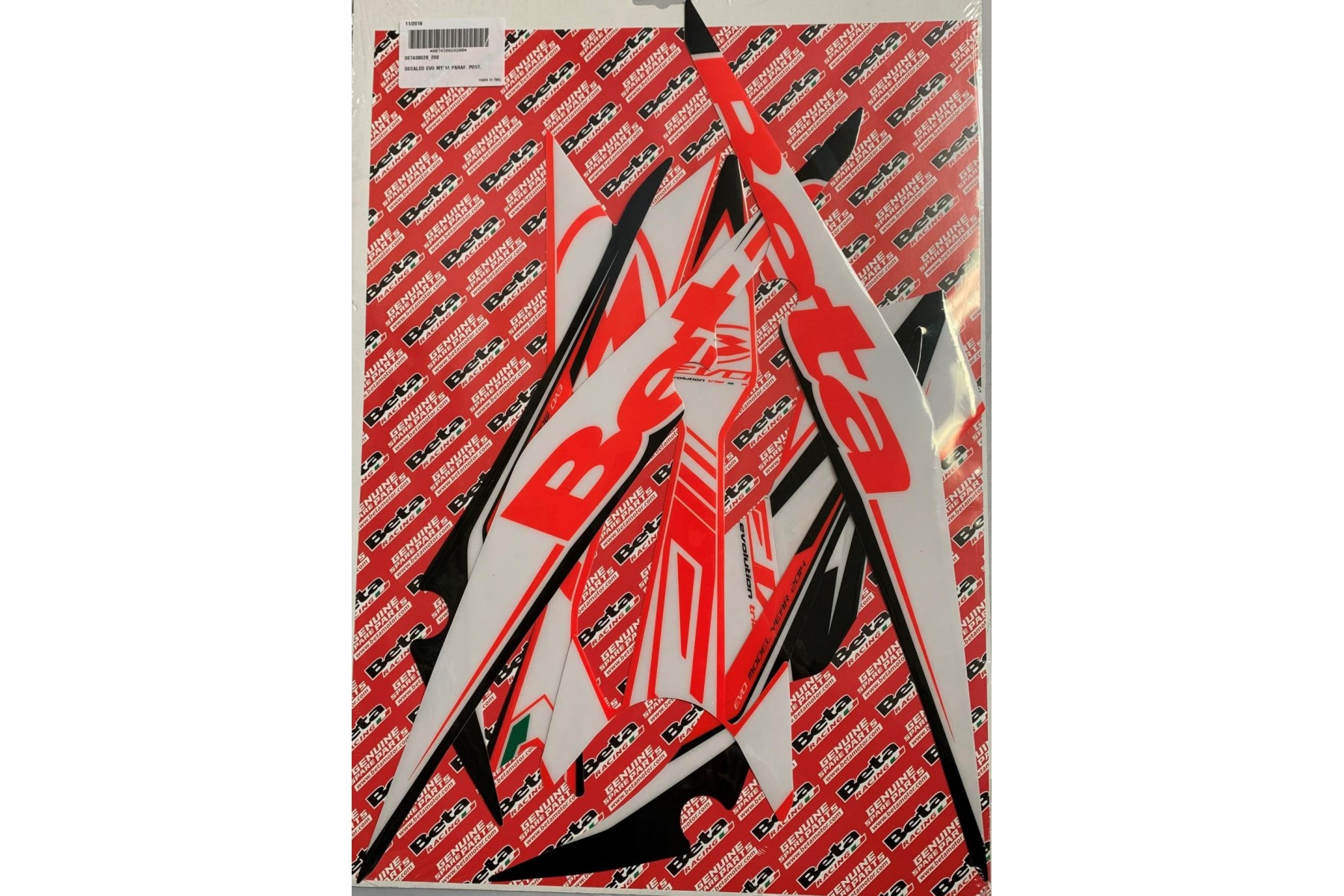 2014 EVO REAR FENDER DECAL 2014 EVO REAR FENDER DECAL