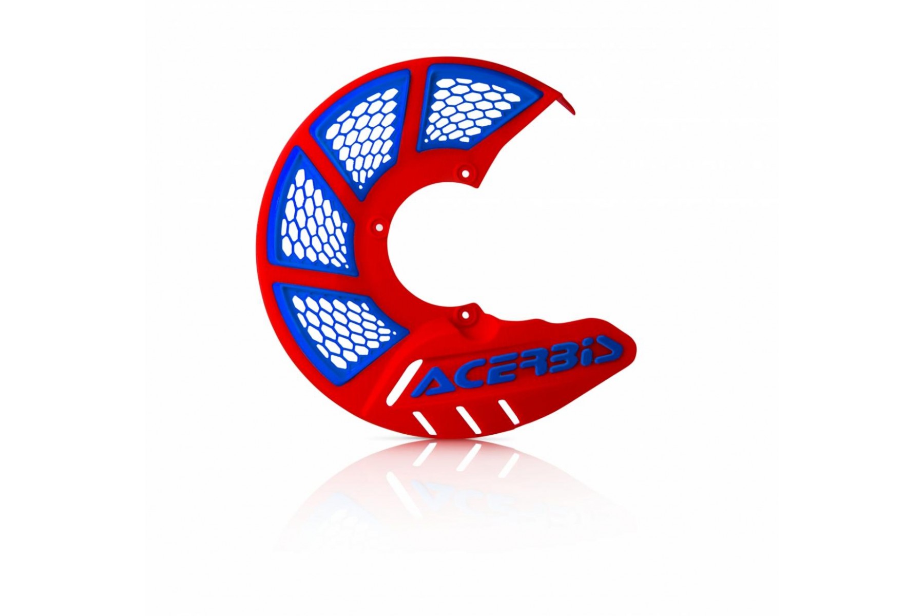 X-BRAKE 2.0 FRONT DISC COVER RED/BLUE X-BRAKE 2.0 FRONT DISC COVER RED/BLUE