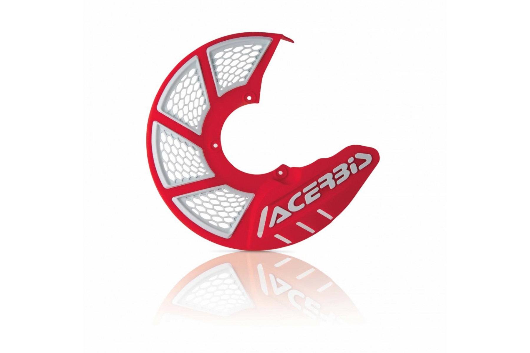 X-BRAKE 2.0 FRONT DISC COVER RED/WHITE X-BRAKE 2.0 FRONT DISC COVER RED/WHITE