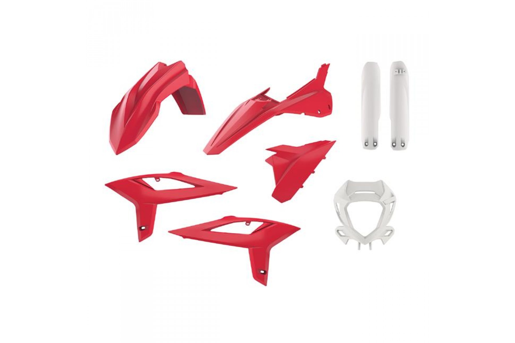 BOX KIT INC FORK GUARDS BETA 250-480 20-22 RED BOX KIT INC FORK GUARDS BETA 250-480 20-22 RED