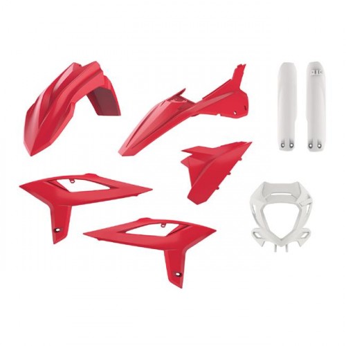BOX KIT INC FORK GUARDS BETA 250-480 20-22 RED BOX KIT INC FORK GUARDS BETA 250-480 20-22 RED