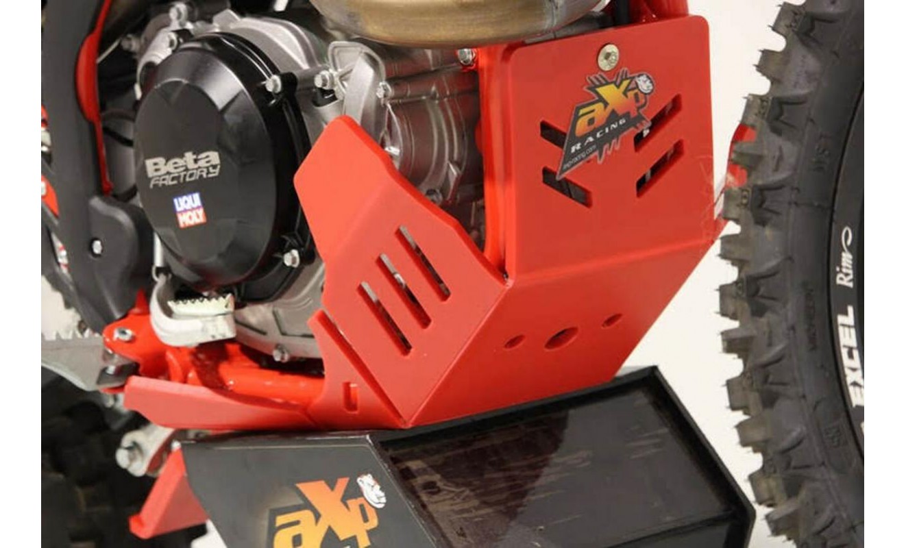 AXP XTREM HDPE SKID PLATE RED 350-480RR 20-22 AXP XTREM HDPE SKID PLATE RED 350-480RR 20-22